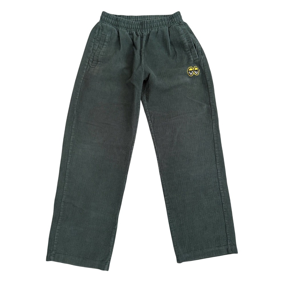 Krooked Eyes Green Corduroy Pants Size‎ Small